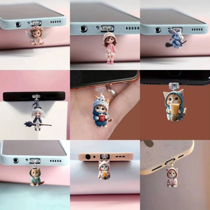 Cat Ph Dust Stopper Type-C Universal Lightning จี้จี้