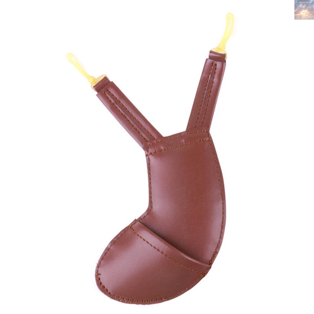 ไวโอลินไหล่ REST ไวโอลิน Chin REST ขนาดใหญ่ไวโอลินไหล่ Pad หนังแกะ Chin Pad Protector สําหรับ 3/4-4/