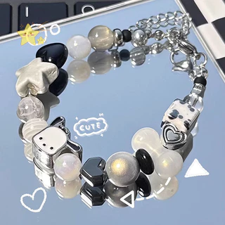 สร้อยข้อมือลายการ์ตูน สร้อยข้อมือลูกปัด เหมาะสำหรับเด็กและผู้หญิง ของขวัญวันเกิด พร้อมส่งจากไทย