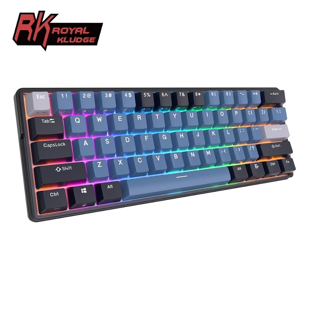 Royal Kludge RK61 PLUS RK61 RGB 3 โหมด Hotswap Mechanical Keyboard Gaming Mechanica คีย์บอร์ด RK61 P