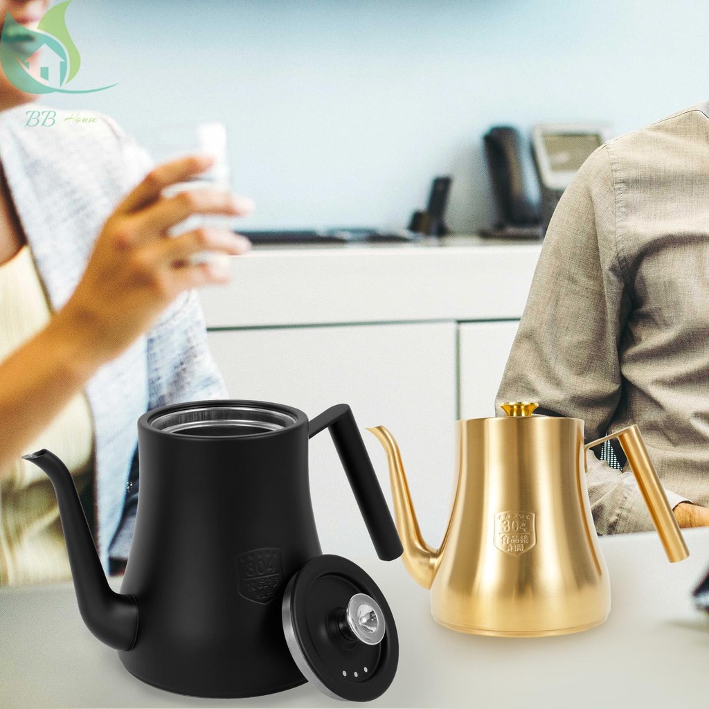 2L กาน้ําชาสแตนเลสหม้อชาพร้อม Infuser ถอดชากาต้มน้ํา SHOPQJC7017