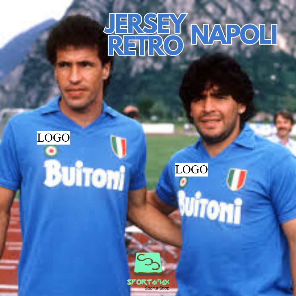 GO Grade Ori Retro Vintage Napoli เสื้อฟุตบอลคุณภาพสูง