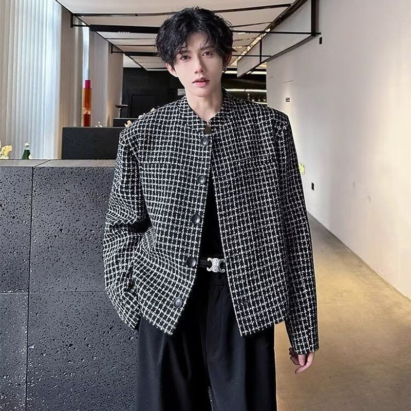 เสื้อแจ็คเก็ตสไตล์เกาหลี ทรงคล่องตัว สำหรับสวมใส่ลำลอง