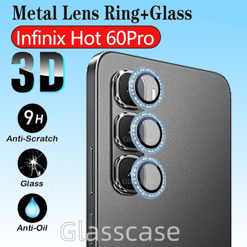 [คลังสินค้าพร้อม]เลนส์กล้องโลหะสําหรับInfinix Hot 60 6 0 i pro plus 60i 60pro 60proplus 60pro + Hot6