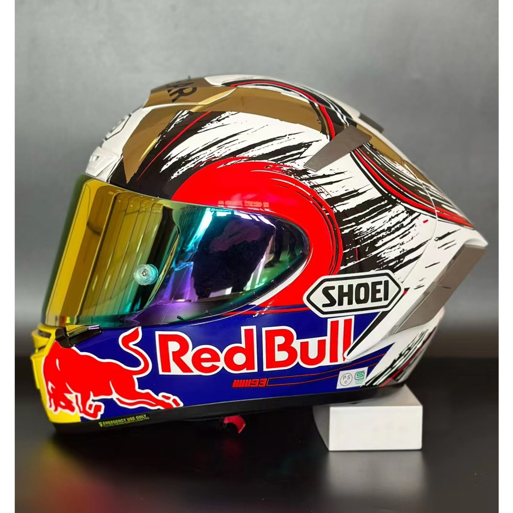 2025NEWFree Visor SHOEI X14 Motegi 1 Cat Japan Red Bull Redbull Special Edition Design Motorcycle Sp