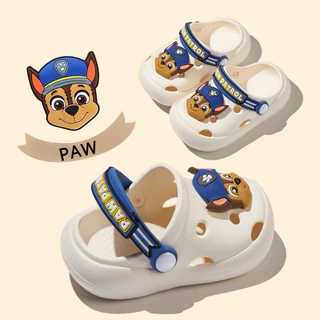 Cheerful Mario 13-19ซม รองเท้าแตะ Paw Patrol ขนาด สำหรับเด็ก วัสดุ EVA นุ่ม รองเท้ารัดส้นเด็กเล็ก กันลื่น รัดส้นแตะหัดเดิน