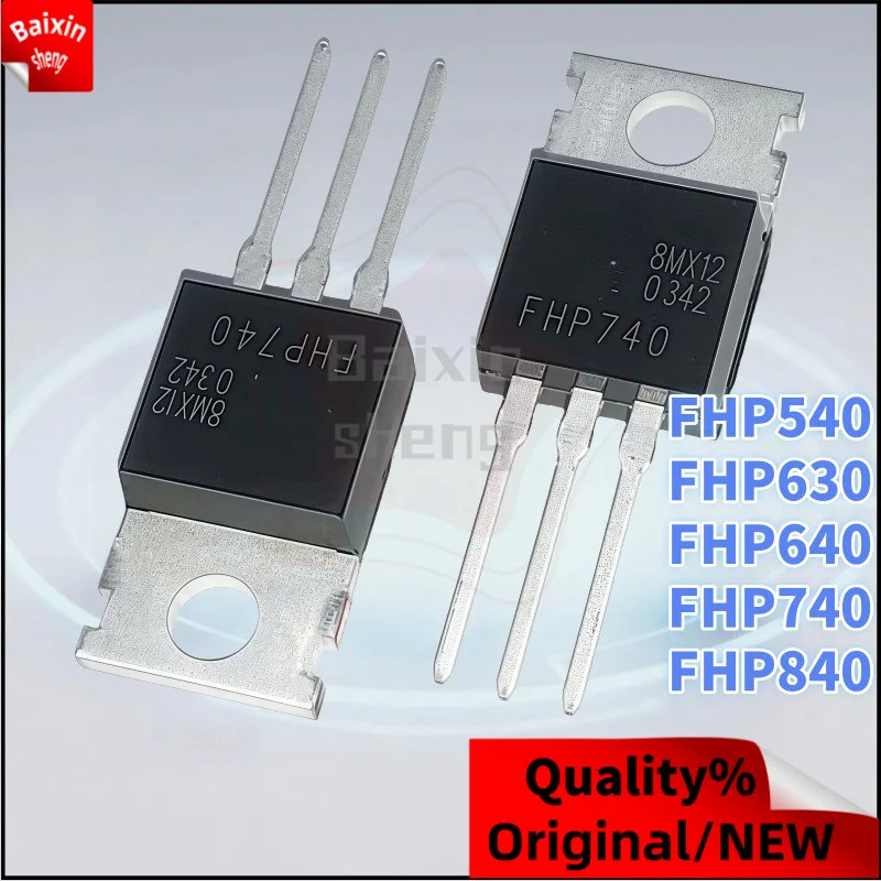 1-5PCS FHP740 FHP640 FHP840 FHP540 FHP630 TO-220 MOS ทรานซิสเตอร์ภาคสนาม-เอฟเฟกต์