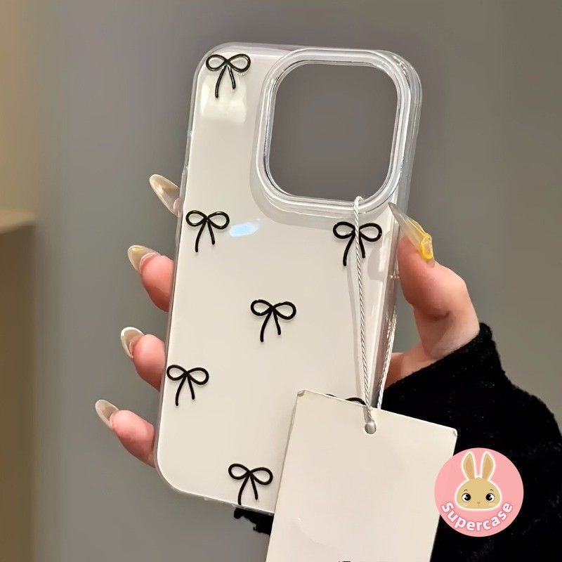 Insสไตล์โบว์สีดําเคสโทรศัพท์สําหรับOPPOค้นหาX8 Pro X7 F27 F21 Pro Plus A3 A3i A2 A1 Pro A2x A2M A1s 