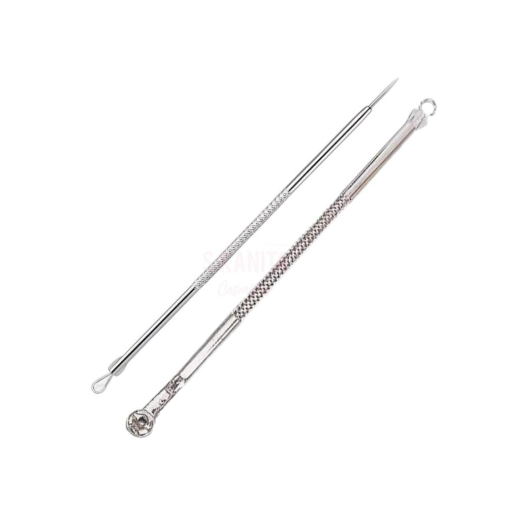 กดสิวสแตนเลสแบบสองหัว(1ชิ้น)Comedone Extractor(1 piece)