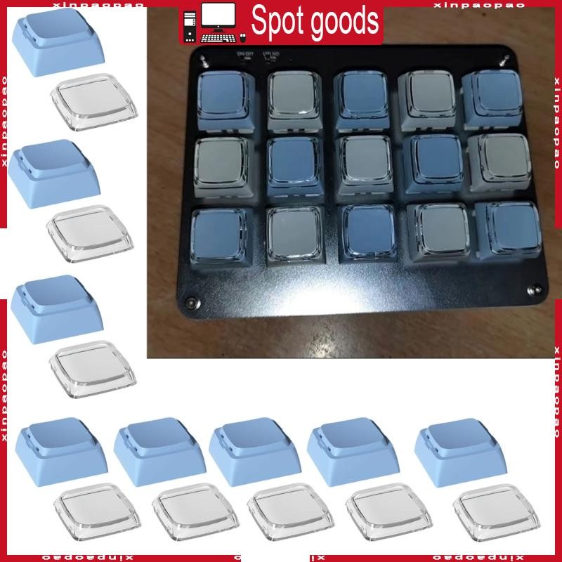 XI XDA Profile Keycaps 8 แพ็คในการออกแบบความสูง XDA สําหรับใช้ในสํานักงานและการเล่นเกม