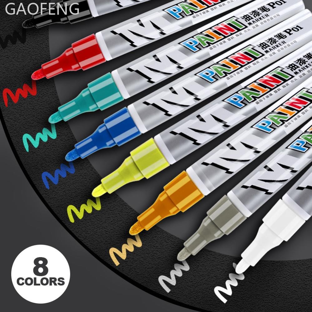 GAOFENG รถจัดแต่งทรงผมซ่อมรอยขีดข่วนปากกา Auto Touch Up ปากกาสีเติม Remover รถ Tyre Paint Marker ชุด