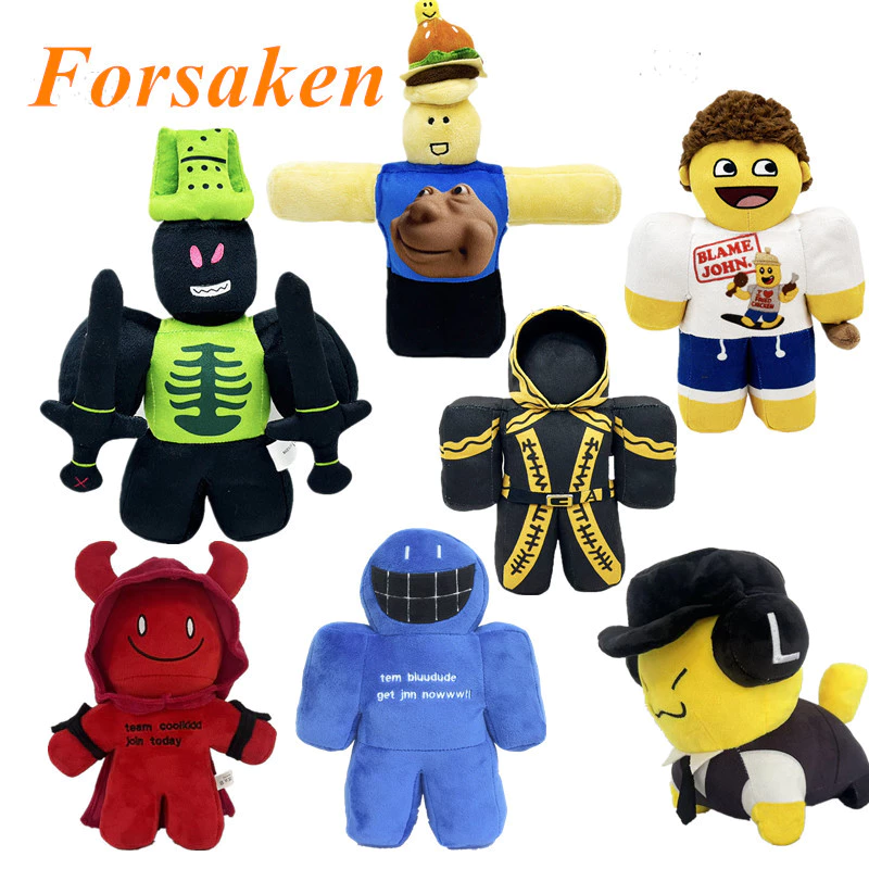 Forsaken 1x1x1x1 Plush Shedletsky Taph ตุ๊กตายัดไส้นุ่ม 007n7 ของเล่นของขวัญวันเกิดสําหรับแฟนๆเด็กชายและเด็กหญิงเด็ก