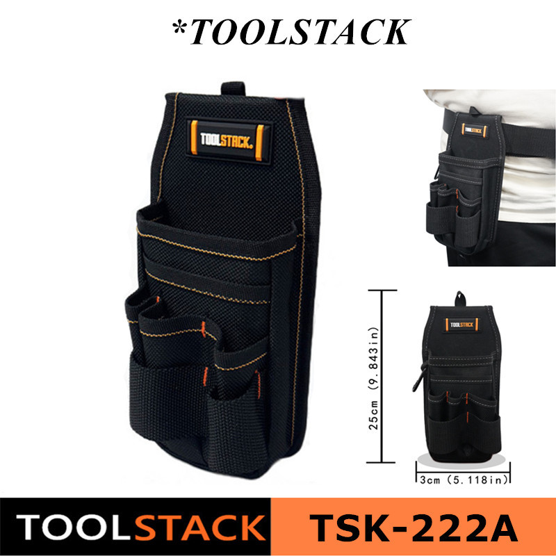 Toolstack คุณภาพสูงผ้า Oxford เอว Toolkit ทนทานกันน้ําเทปวัด Mini Parts กระเป๋า