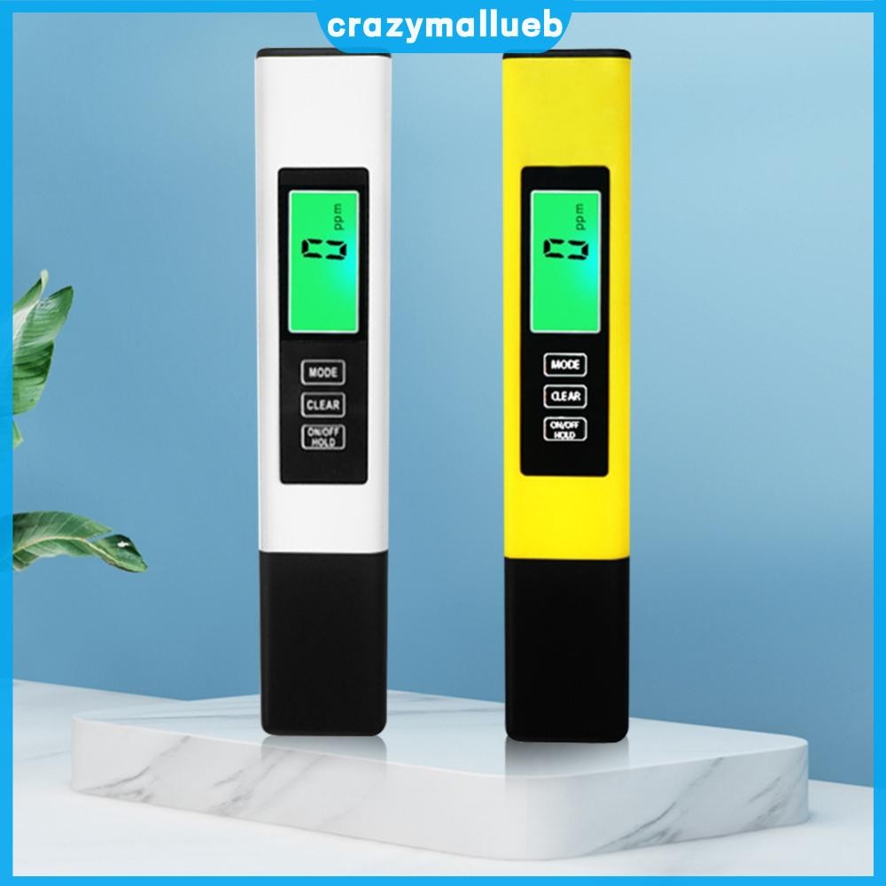 4-in-1 เครื่องทดสอบคุณภาพน้ําดิจิตอล TDS Meter EC Meter & เครื่องวัดอุณหภูมิสําหรับน้ําดื่ม Hydropon