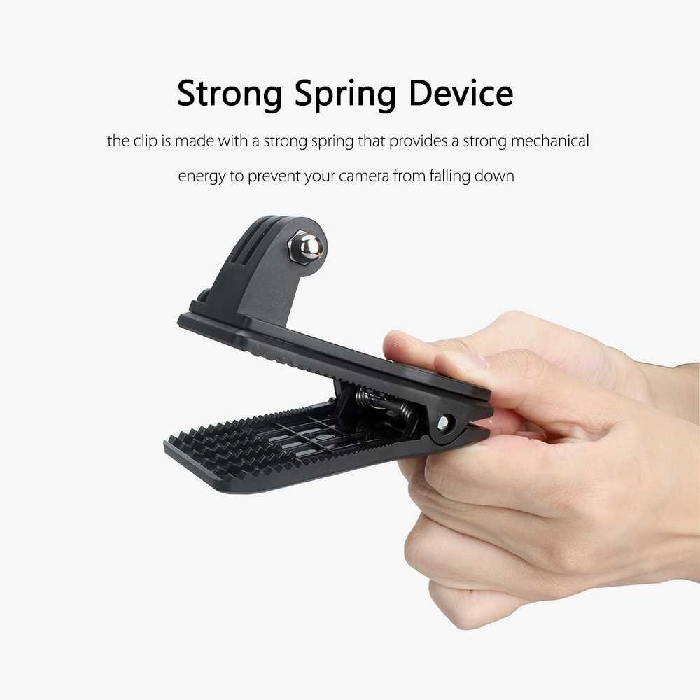 JKMLLCM Vamson Clip Clamp Mount 360 Rotary สําหรับ GoPro Yi - VP512A