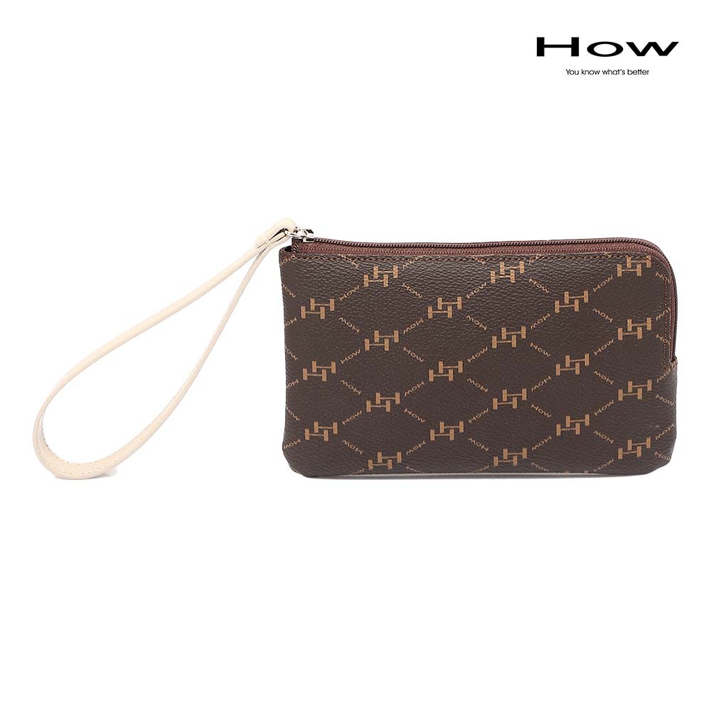 How กระเป๋าคล้องมือขนาดเล็ก - สายสีน้ำตาล