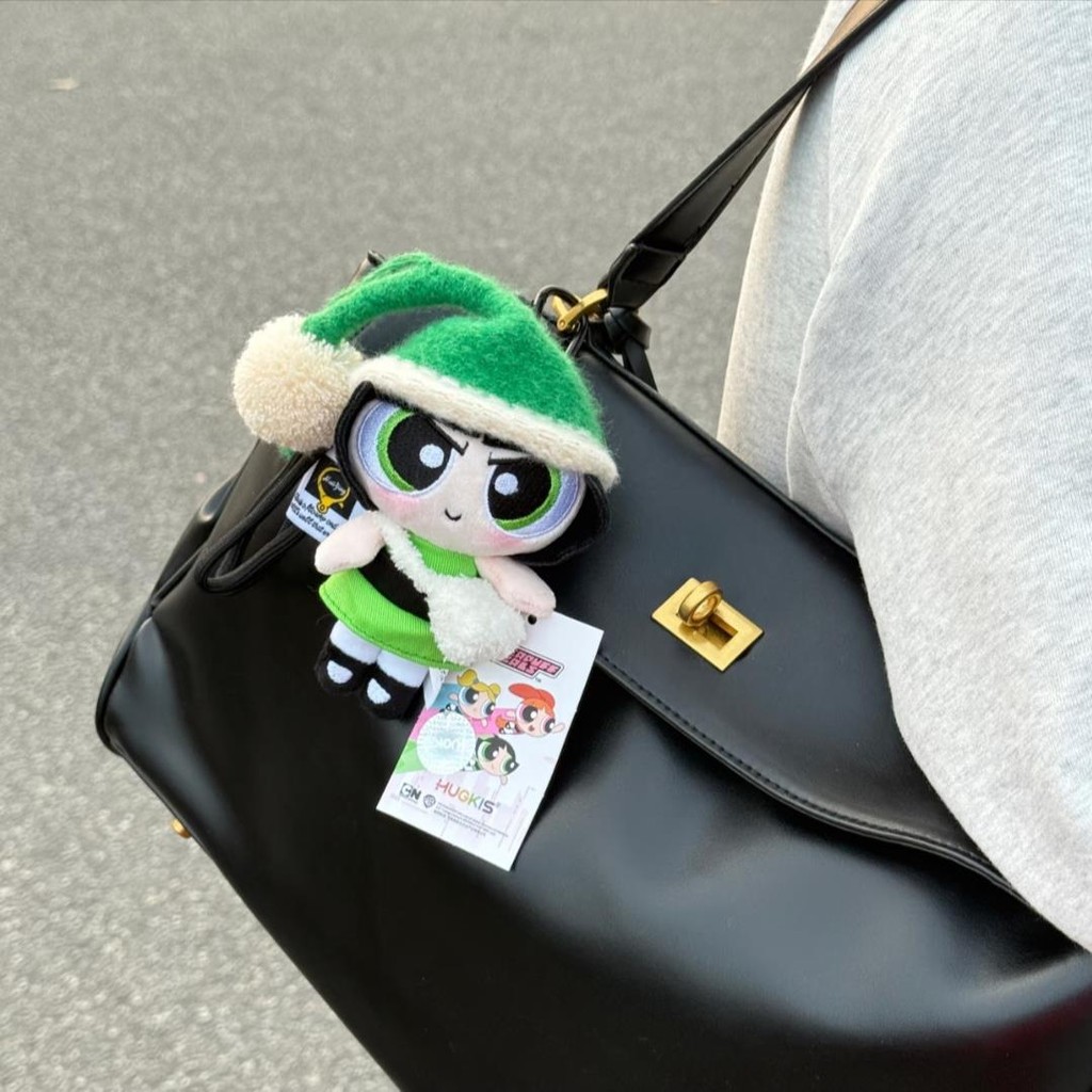 Wednesday ของแท้ Powerpuff Girls พวงกุญแจรถตุ๊กตาตุ๊กตาจี้กระเป๋านักเรียน Tote Longxiang กระเป๋าเครื