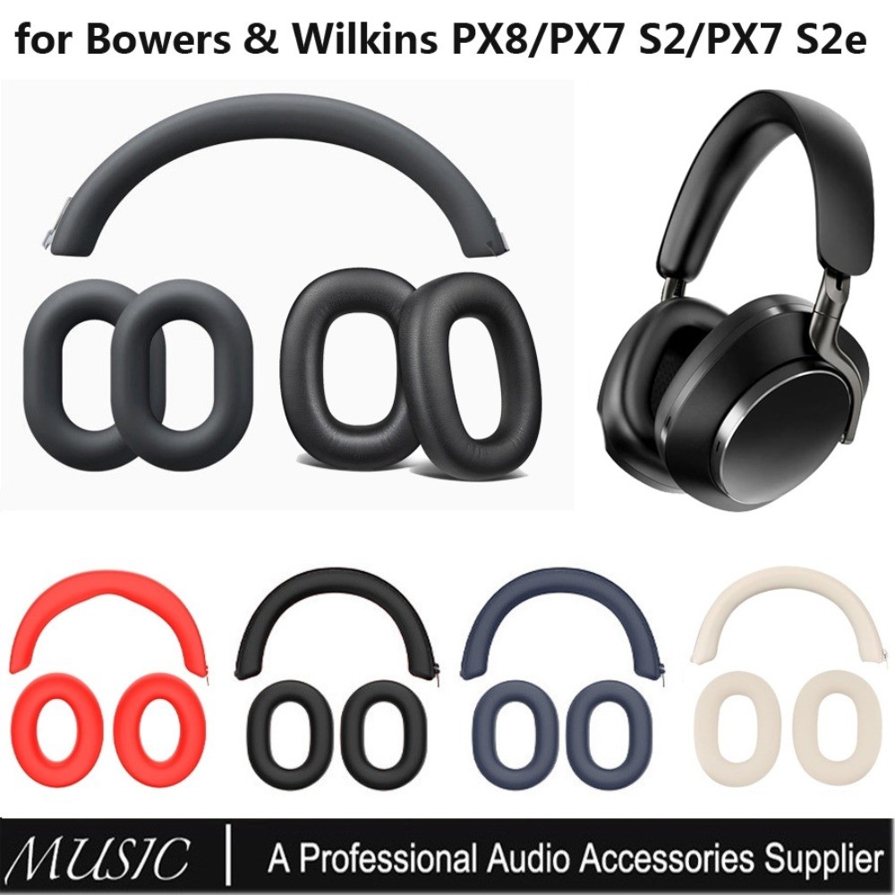 2 ชิ้น/เซ็ตซิลิโคนแผ่นรองหูฟังสําหรับ Bowers & Wilkins PX8/PX7 S2/PX7 S2e ชุดหูฟัง (อย่าพอดี PX7), ป