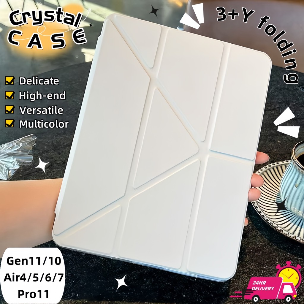 สําหรับ IPad A16 10th Air6/7 M3 Pro11 Air54 10.9 9/8/7th 10.2 6/5th 9.7 Mini6/7 Y-พับกรณี