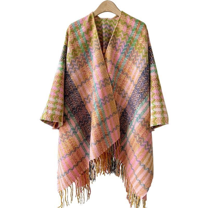 ผ้าคลุมไหล่ Wave Lijiang สไตล์ใหม่ Xizang