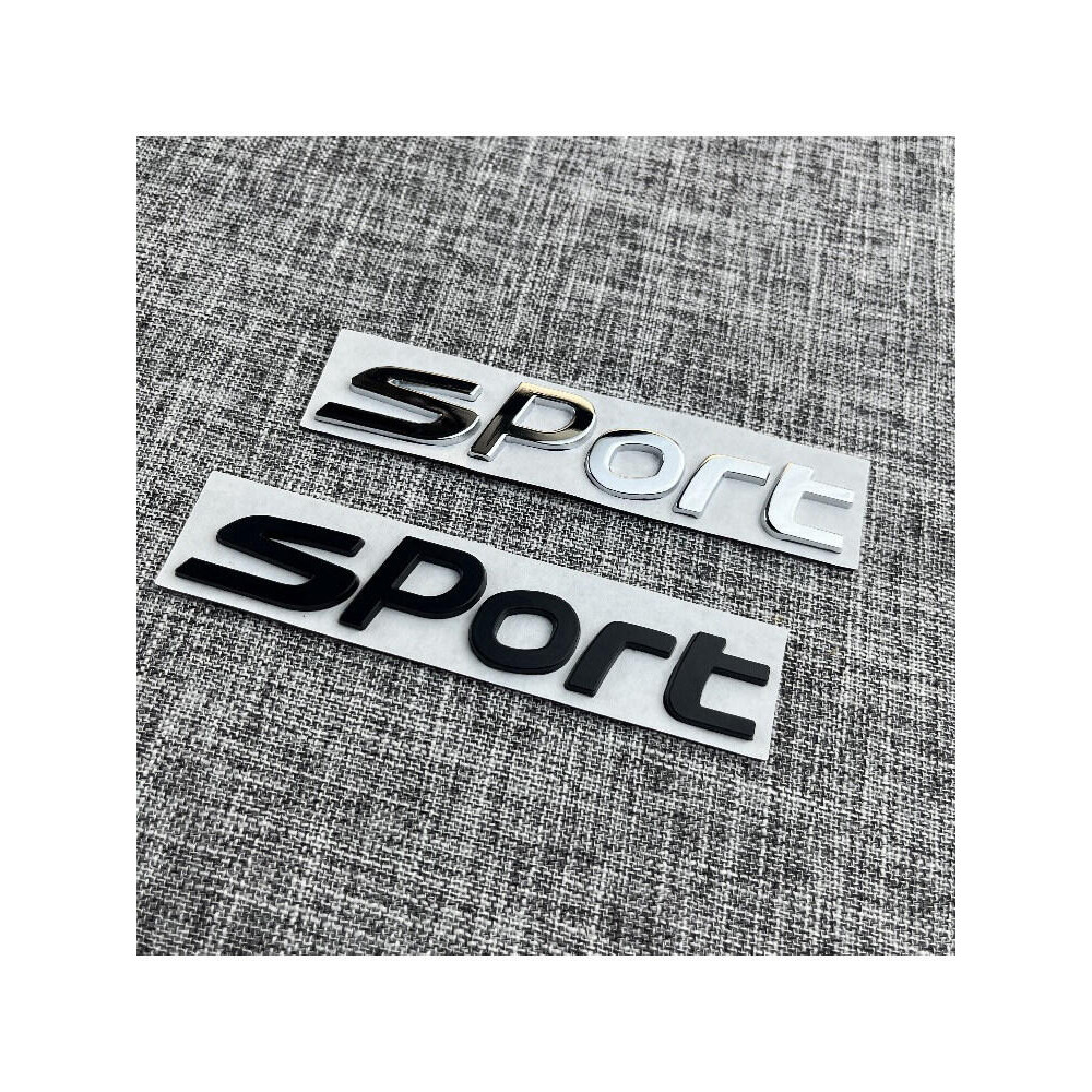 สําหรับ KIA HYUNDAI SPORT โลโก้ AWD ตัวอักษรภาษาอังกฤษสัญลักษณ์ด้านหลัง trunk badge 3D โลหะสติกเกอร์