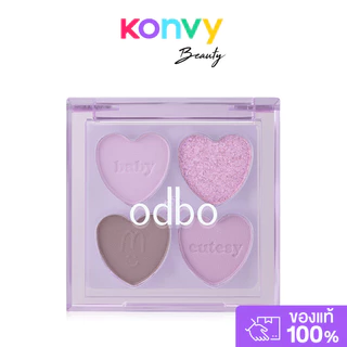 ODBO Baby Cutesy Palette OD2035 1.8g โอดีบีโอ อายแชโดว์พาเลท 4 เฉดสี.