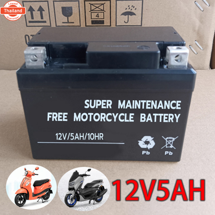 แตใหม่ทุกตัวแตเตอรี่มอเตอร์ไซด์ LEO LTZ5s และ Outdo OTZ5s12V/5AH แตLEO ค่าCCA 130 พร้อมtest ไฟก่อนส่
