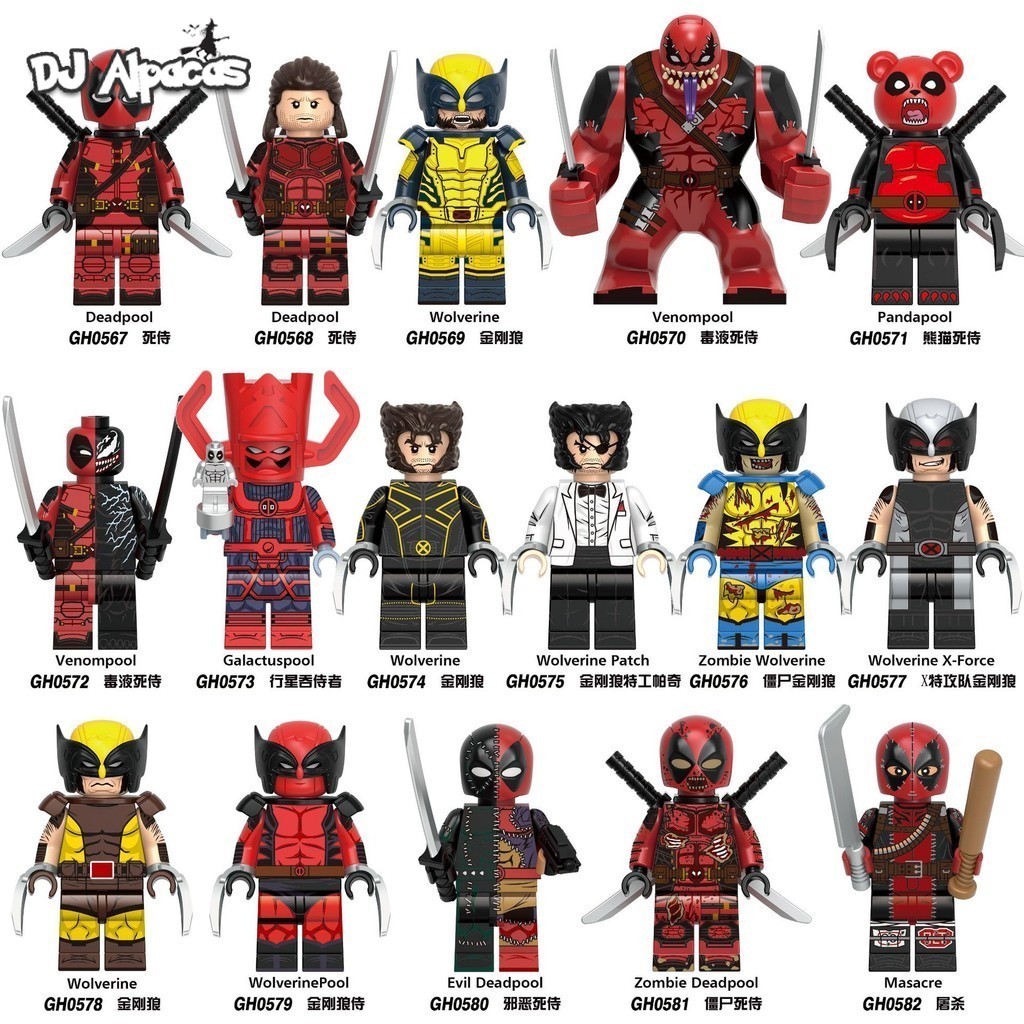 มินิฟิกเกอร์ Wolverine Galactuspool ของเล่นตุ๊กตาสะสม