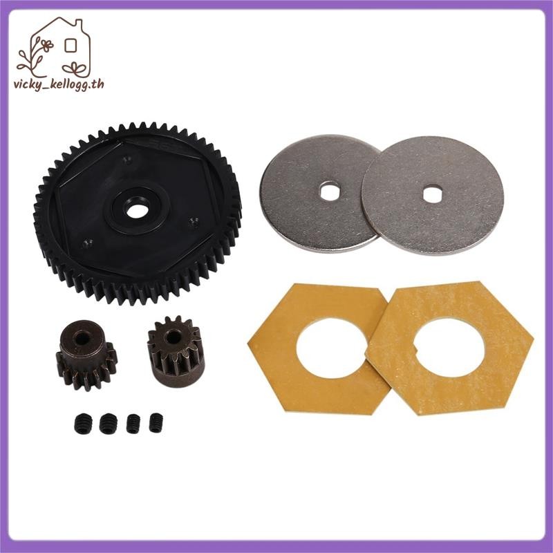[vky_kellogg.th] 54T Spur Gear 13T & 15T เกียร์มอเตอร์สําหรับ Axial SCX10 II 90046 90047 1/10 RC Cra