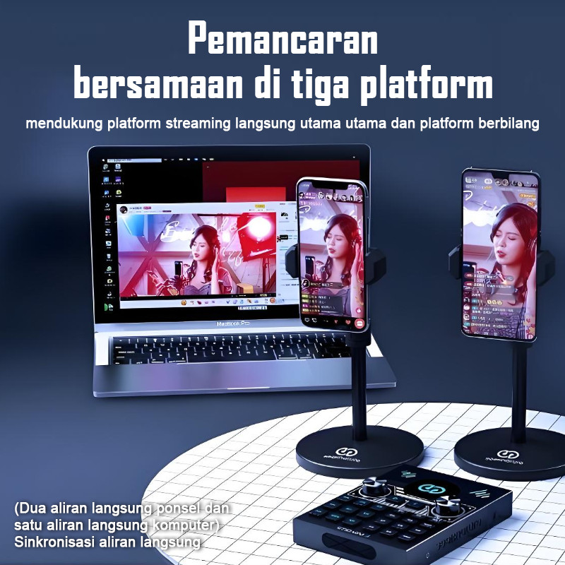 ชุดการ์ดเสียงสด ST10 Mini SR10 - บลูทูธคุณภาพสูง ตามโทรศัพท์และคอมพิวเตอร์ ยอดนิยมใน BIGO TikTok