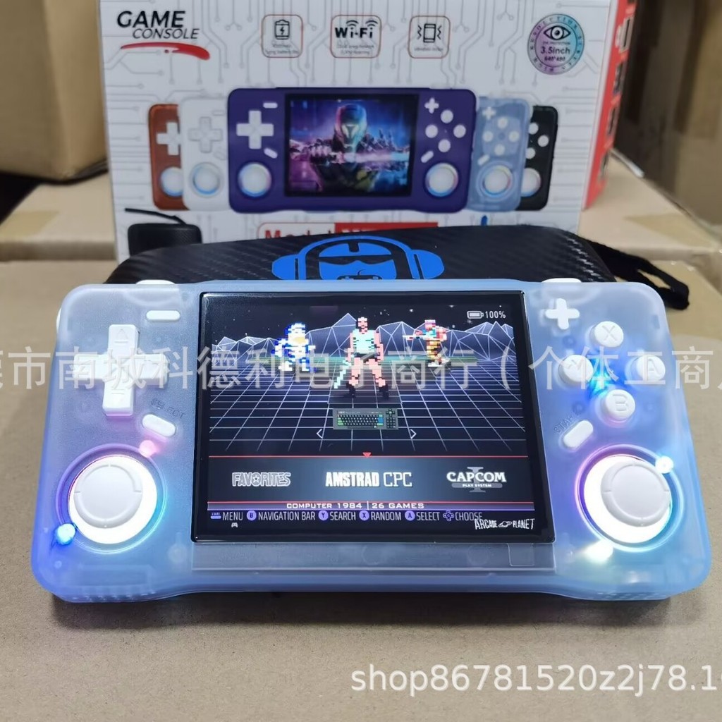 ใหม่ XF35H เปิดแหล่งมือถือ 12 ซม.หน้าจอ IPS Fitting HD Simulator Retro เกมคอนโซลมือถือ