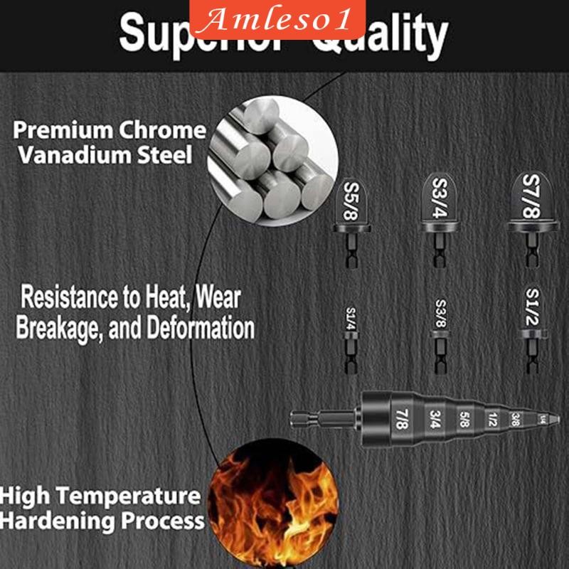 [Amleso1] 7 ชิ้นเครื่องปรับอากาศท่อทองแดง Expander ขยายชุด HVAC ซ่อมเครื่องมือ