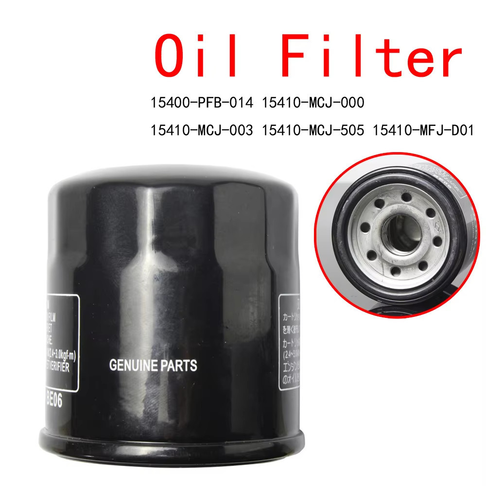 OIL FILTER กรองน้ำมันเครื่อง HONDA Forza300,CB500 CBR500,CB500X,CB650F,CBR650F,CBR650R,NC750X,X-ADV750,CBR600RR,Steed400