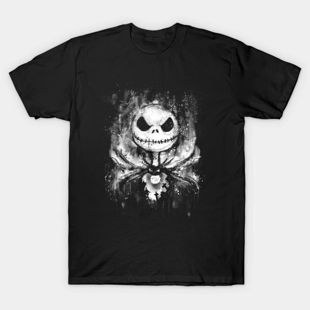 เสื้อยืด Vintage splatter Jack คอกลม Cotton 100%