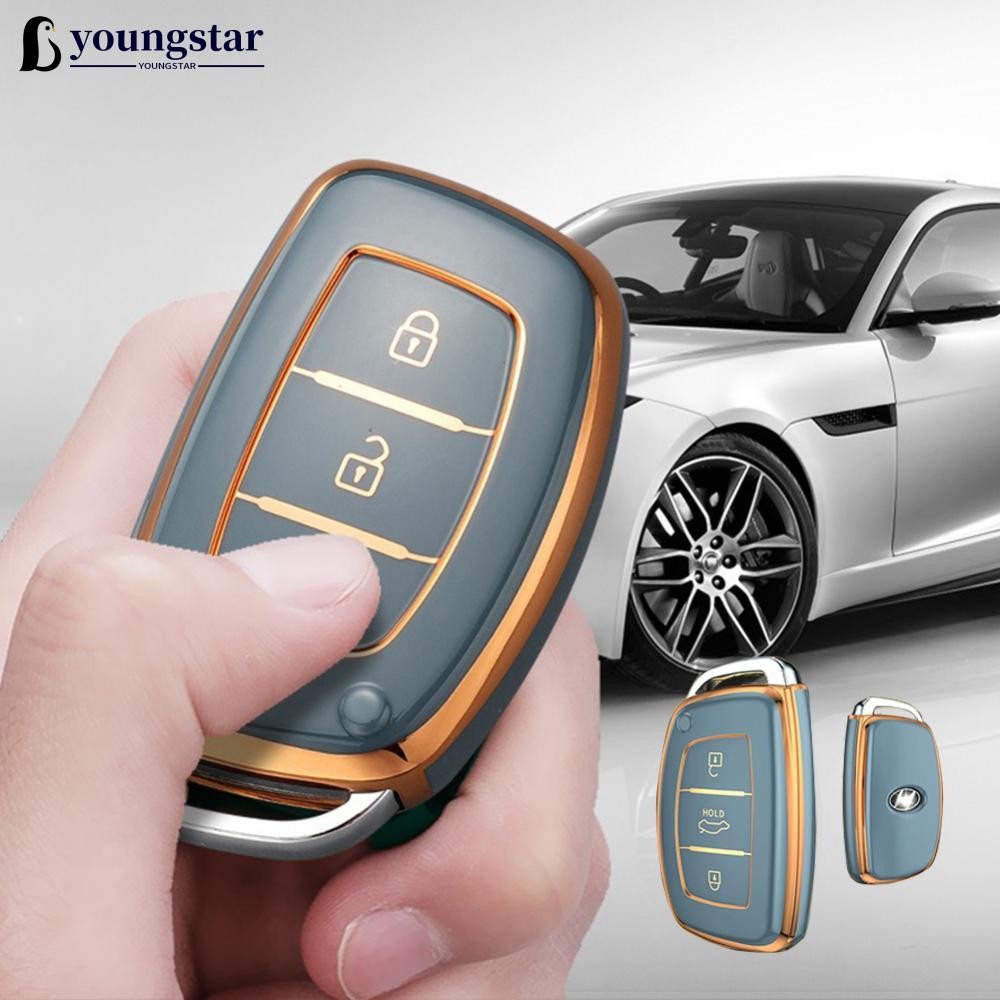 YOUNGSTAR TPU รถ Remote Key Vover สําหรับ Hyundai Tucson Sonata Santa Fe Elantra Accent Solaris Vern
