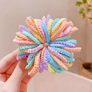 50 ชิ้น/แพ็ค ชุดผ้าคาดผมลูกไม้สีสันสดใส ยืดหยุ่นได้ดี วัสดุนุ่ม ไม่เป็นอันตรายต่อเส้นผม ที่คาดผมแฟชั่นน่ารักๆ ของสาวๆ