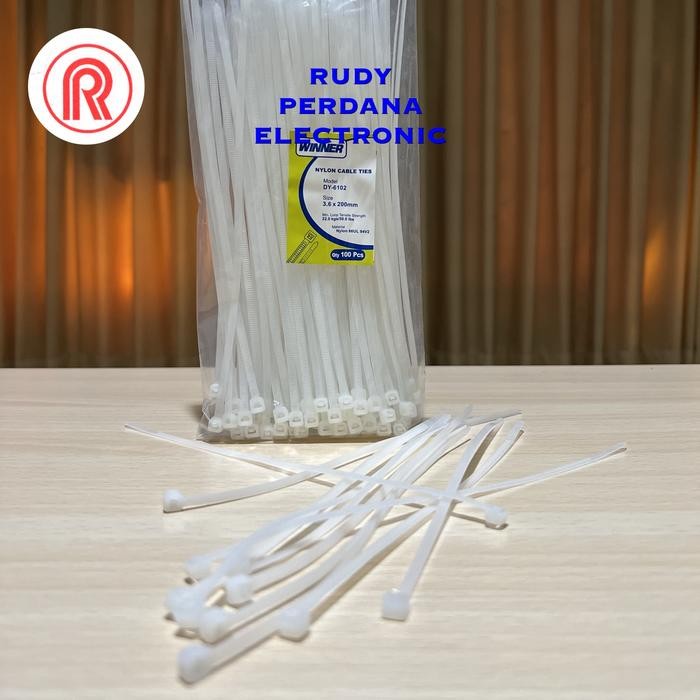 สายไนลอน ZL99 TIE สายไนลอน TIES 3.6x200MM 3.6 x 200 MM 20 CM WINNER