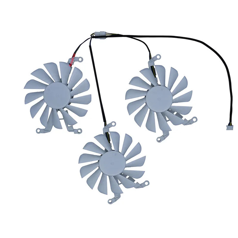 3 ชิ้น/เซ็ต,พัดลมการ์ดวิดีโอ,Graphics Cooler,FY09015M12LPA,สําหรับ PELADN RTX 3070 8G,สําหรับ PELADN