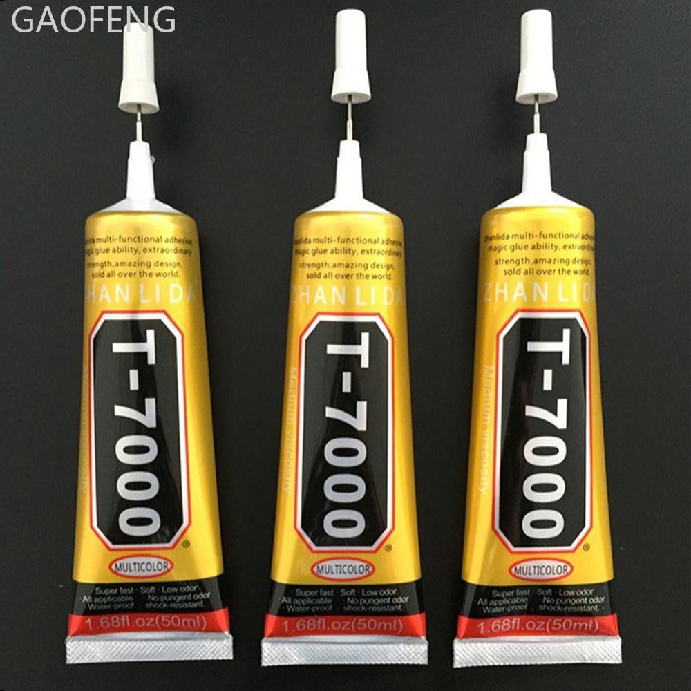 GAOFENG T7000 สีดํา Contact โทรศัพท์มือถือแท็บเล็ตซ่อมกาว Zhanlida Strong t-7000 กาว 15ML 50ML 110ML