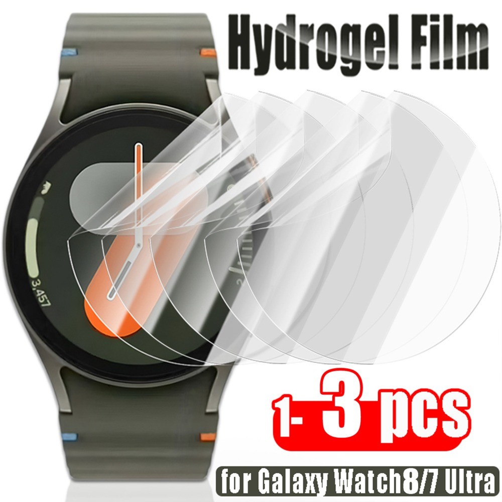 1 PCS Soft TPU Full Screen Protector สําหรับ Samsung Galaxy Watch 8/7/6/5/4 44 มม.40 มม.Anti-Scratch
