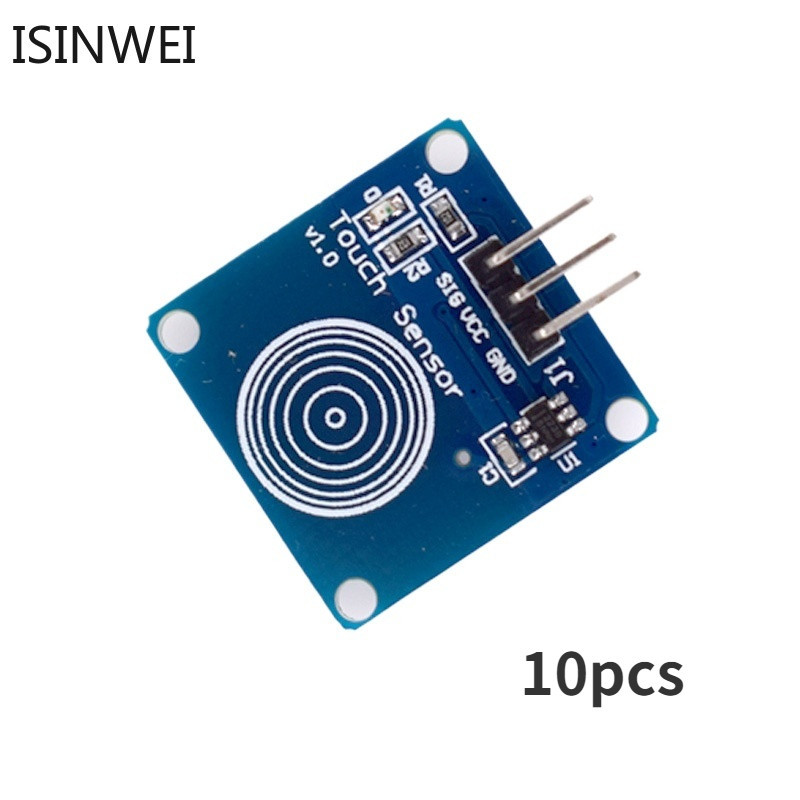 10pcs TTP223 Touch Switch โมดูล TTP223B 1 ช่อง Jog Digital Capacitive Touch Sensor สําหรับ Arduino D