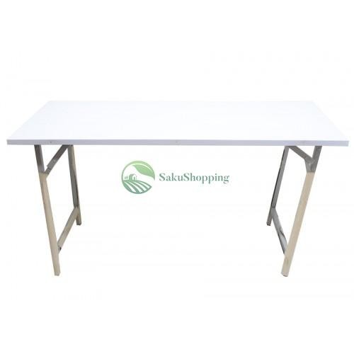 🍭 🍭โต๊ะประชุม75x150โต๊ะปาร์ตี้โต๊ะขายของ โต๊ะอเนกประสงค์แข็งแรงมีจุกกันลอยและกันลื่นผลิตที่ไทย sk99