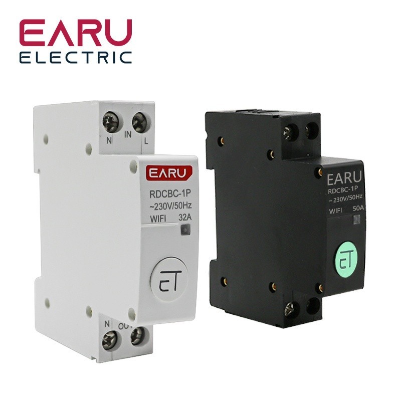 ✪WIFI Circuit Breaker Smart Time Timer Relay Switch Voice Remote Control Tuya eWeLink APP Smart Home