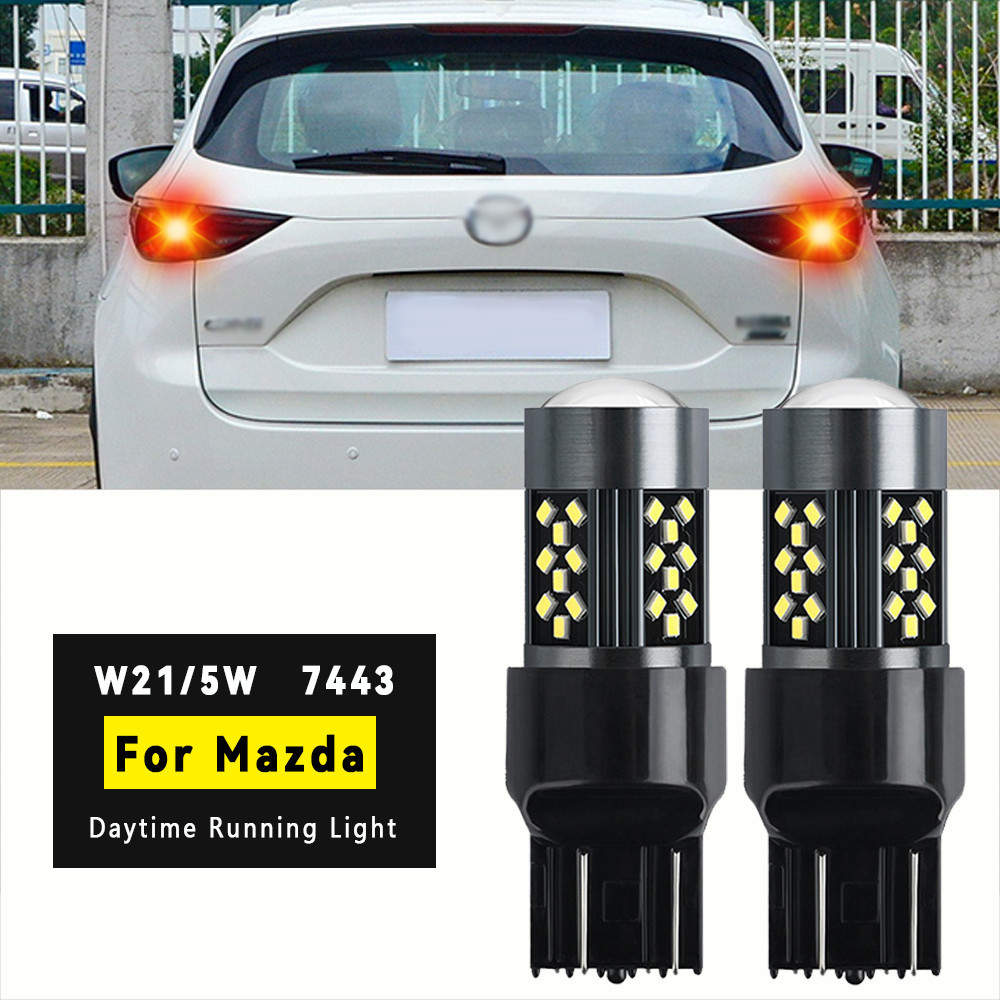 2pcs สําหรับ Mazda 2 DY DE DH DL DJ 3 BK BL BM BN 5 6 GG CX-3 CX-5 CX-7 CX-9 MX-5 RX-8 LED ไฟเบรค Bl