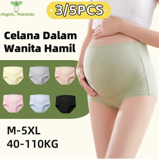 3/5 PCS CD Jumbo Celana Dalam Bumil | Pinggang Tinggi Katun Seamless Elastis Nyaman 836