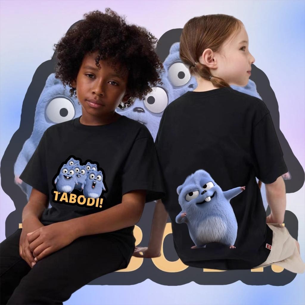 เสื้อผ้าเด็ก Grizzy & the lemmings Children's T-shirt แฟชั่นสําหรับผู้ชาย และผู้หญิง