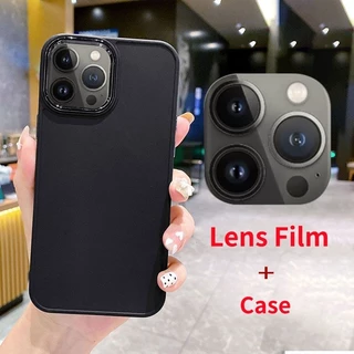 เลนส์ดัดแปลง + เคสโทรศัพท์สําหรับ IPhone XR เปลี่ยนเป็น 13 Pro/14 Pro Triple การออกแบบกล้อง HD กระจกนิรภัยฝาครอบป้องกันเลนส์