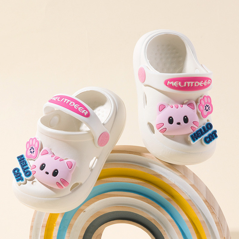 Ayuer Childrens Multi-label Girls Cute Kitten Cartoon Breathable Sandals