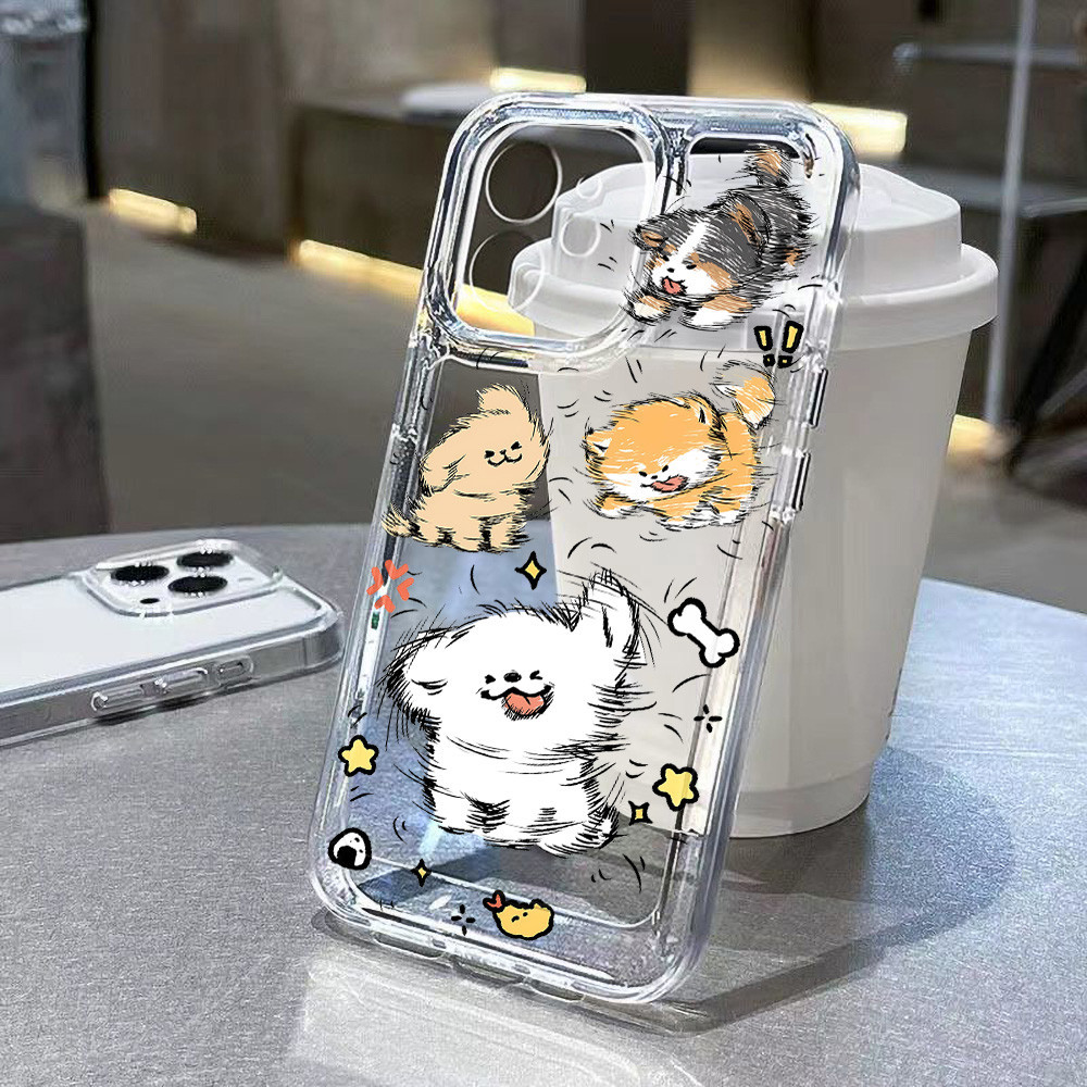เคสใส for iPhone 11 XR 15 Pro Max iPhone 13 XR 7 8 Plus XS Max 13 12 14 Pro Max 7Plus SE 3 คุณภาพสูงทาสีโทรศัพท์มือถือ