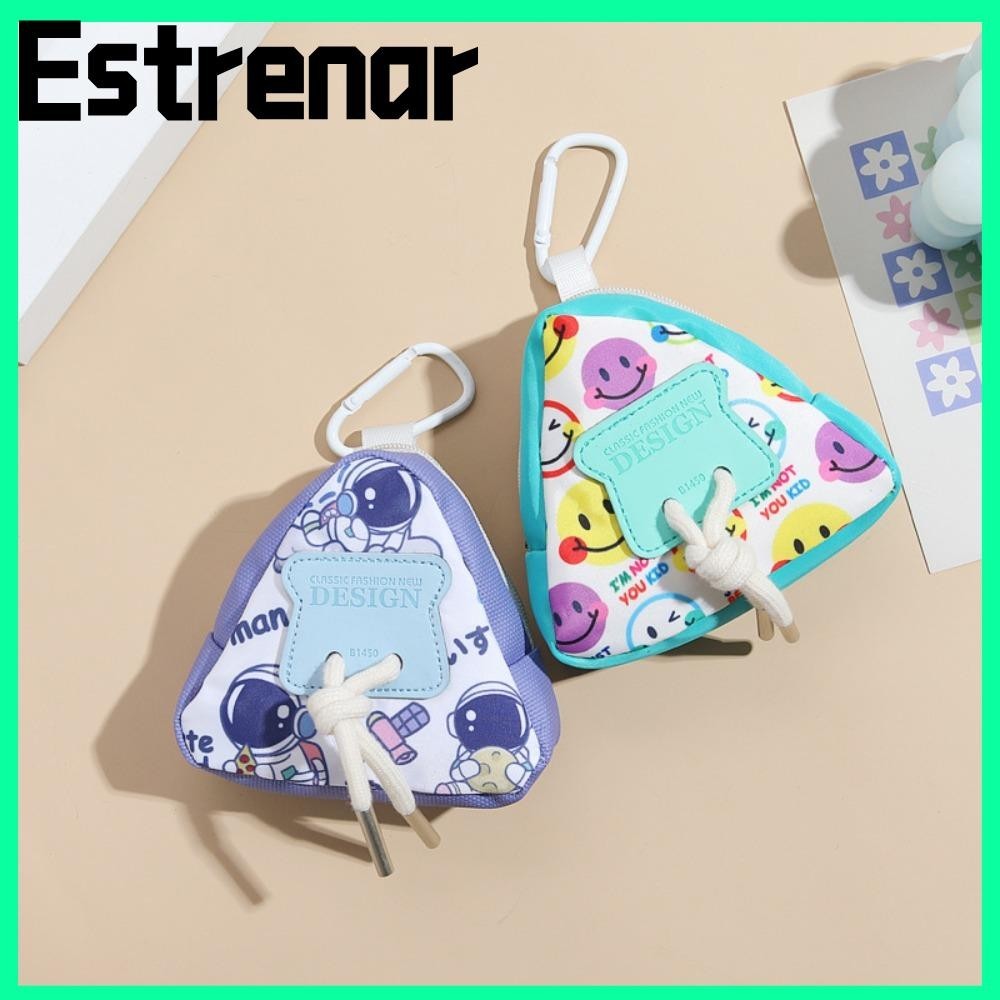 กระเป๋าใส่เหรียญ ESTRENAR กระเป๋าเก็บจี้มินิ พวงกุญแจลําลอง แบบพกพา|Color Wallet Pouch Outdoor